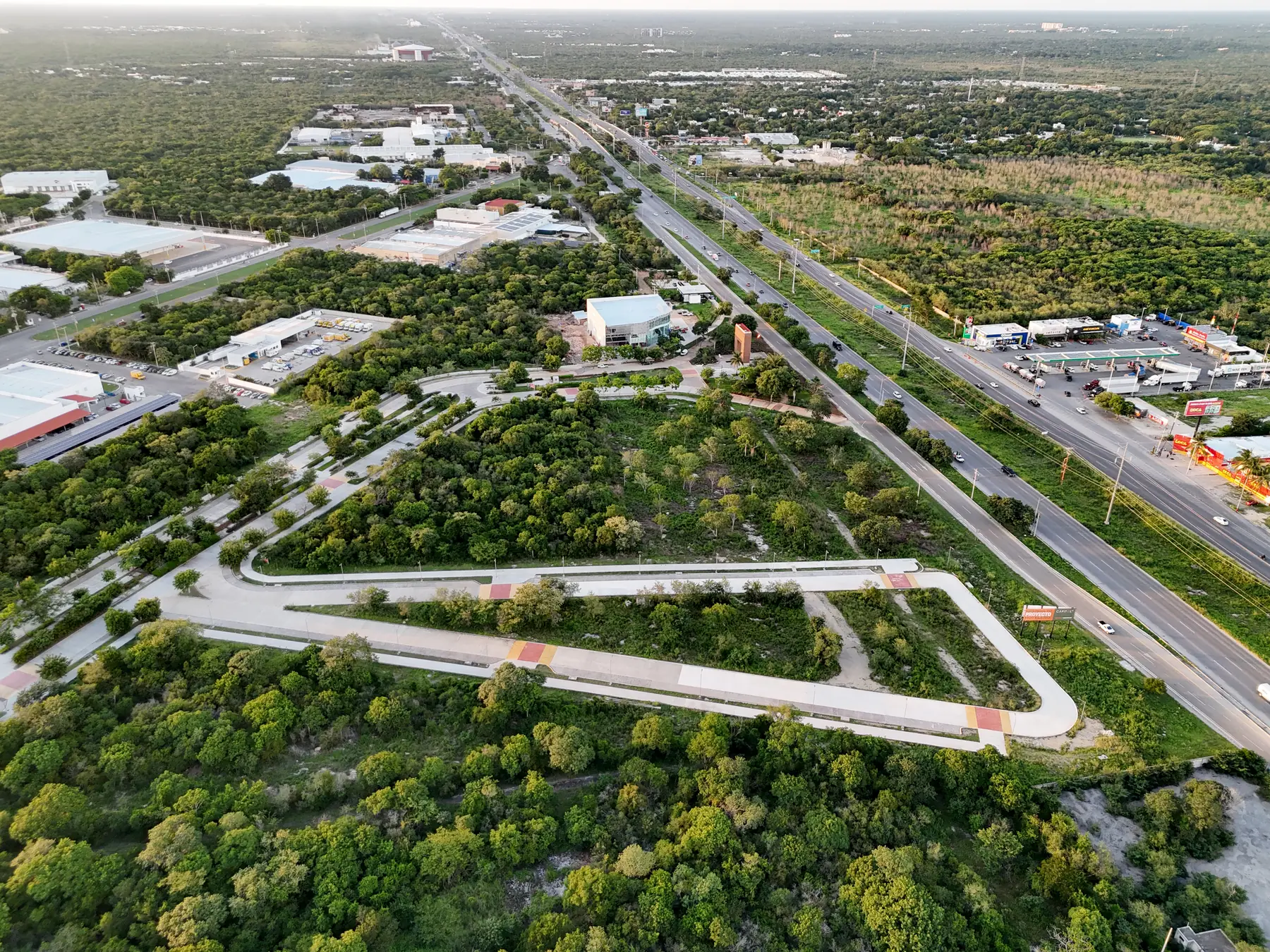 Traza urbanizada de los macrolotes de Cápitol